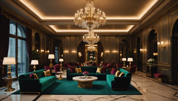 Nuit dans un hôtel de luxe parisien